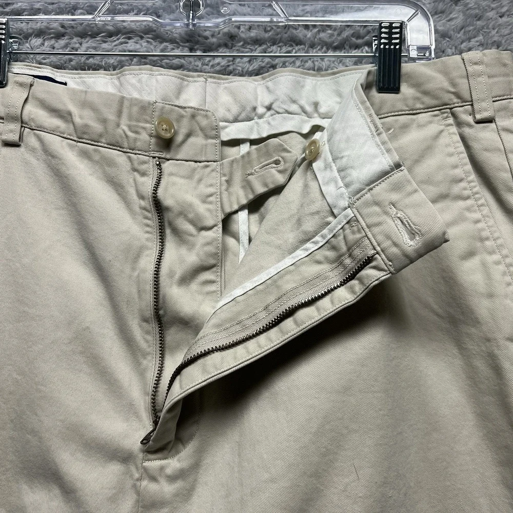 Polo Ralph‎ Lauren Chino Shorts Mens 38T Tall Khaki Outdoor Golf Preppy Casual